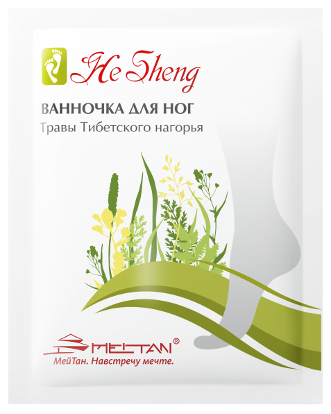 Детоксикационная ванночка для ног «Травы Тибетского нагорья» He Sheng MeiTan