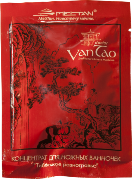 «Тибетское разнотравье» концентрат для ножных ванночек, набор 10 шт. Doctor Van Tao Traditional Chinese Medicine MeiTan